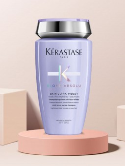 Kerastase Blond Absolu Bain Ultra-Violet – sampon profesional pentru neutralizarea tonurilor galbene