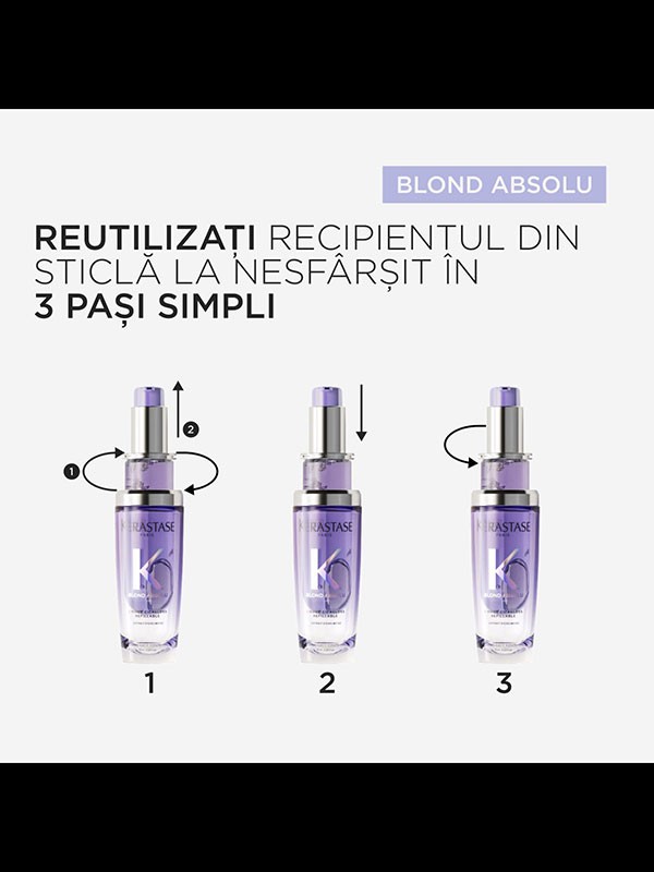 Kerastase Blond Absolu L'Huile Cicagloss Refill – ulei pentru par blond, rezerva 75ml